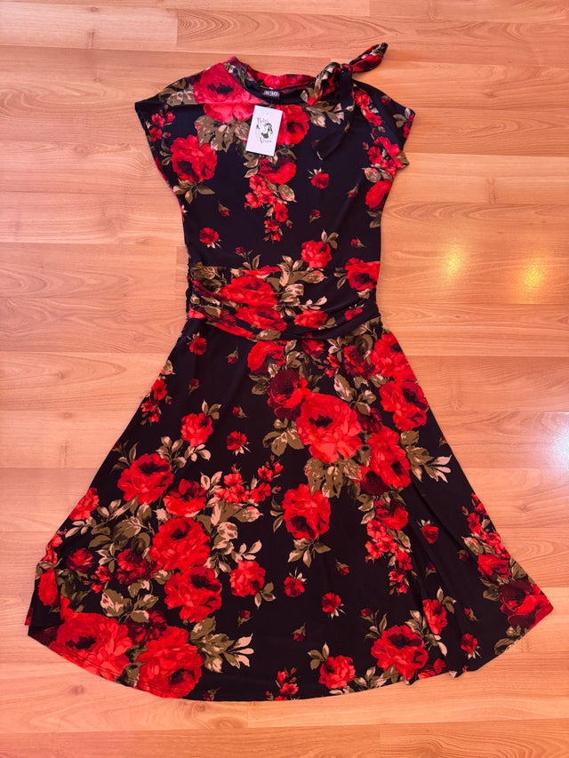 black and red vintage dress Vintage 1980s Strapless Black Velvet & Red Taffeta Evening Dress, Ann – Ian  Drummond Vintage